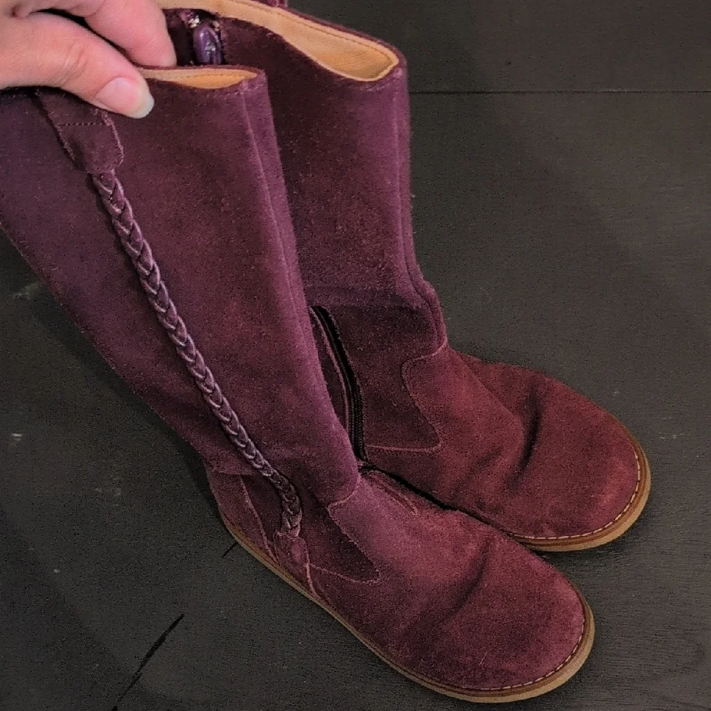 Elephantito Suede Girls Boots Comfortable